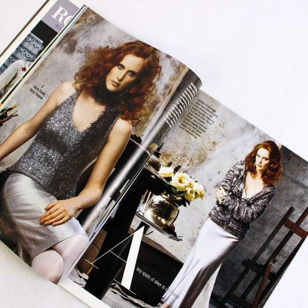 Vogue Knitting International Magazine Holiday 2004 Featuring The New Glam Knits