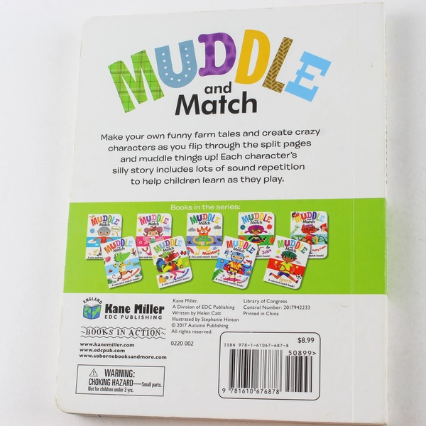 Muddle and Match Farm Animals Stephanie Hinton 2017 Autumn Publishing Hardback
