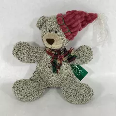 Retired Russ Plush Christmas Sampler Teddy Bear Cordy Tan 9 Inch