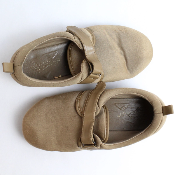 Angel Steps Beige Diabetic Comfort Shoes Women's US Size 9.5 WW