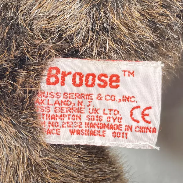 Russ Berrie Broose Moose Teddy Bear 12 Inch Plush Toy 