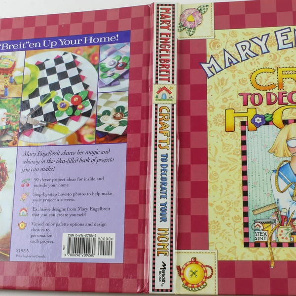 Mary Engelbreit Crafts to Decorate Your Home 1999 Hardcover Book