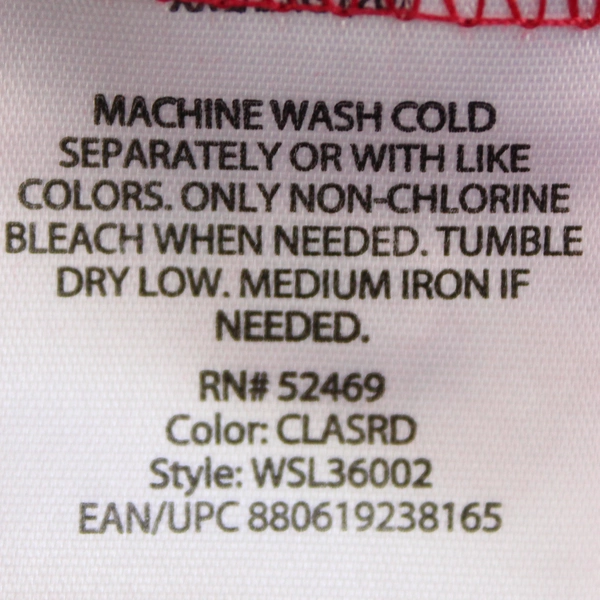 White Stag Solid Red Long-Sleeved Cotton Shirt Women's Size XXL