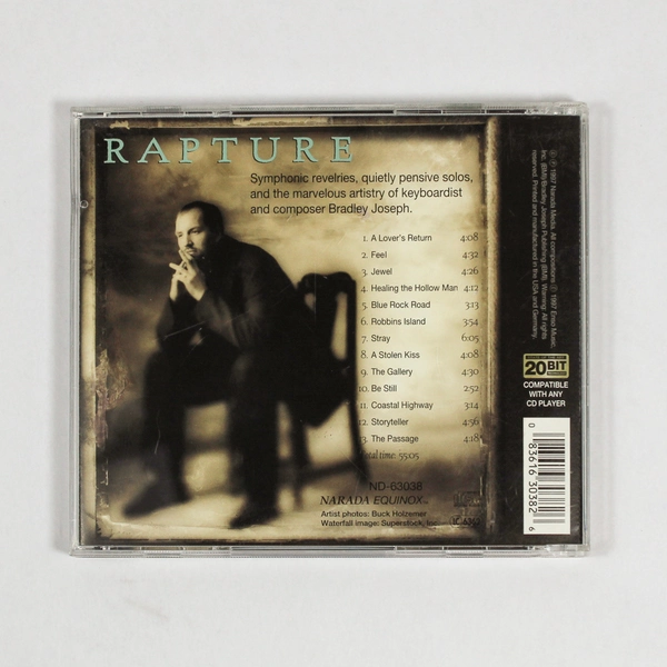 Rapture The Music of Bradley Joseph CD 1997 Narada Media Promo Good Condition