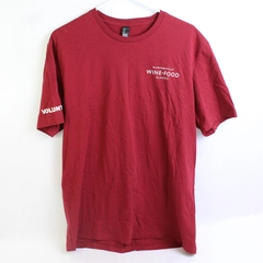 District McMinnville Wine + Fine Classic Les Schwab Red T-Shirt Size L