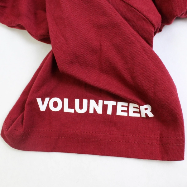 District McMinnville Wine + Fine Classic Les Schwab Red T-Shirt Size L