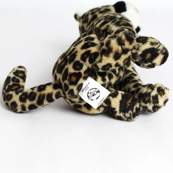 1998 Peaceables Savanna Leopard Kenya Stuffed Animal Toy With Original Tag
