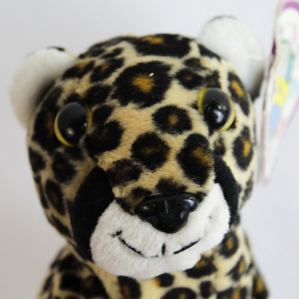 1998 Peaceables Savanna Leopard Kenya Stuffed Animal Toy With Original Tag