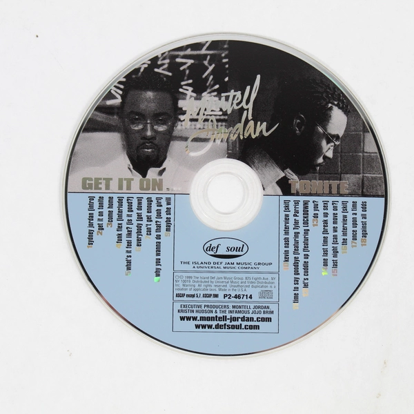 Montell Jordan Get It On Tonite CD 2000 Def Soul Hip Hop Soul - Pre-owned