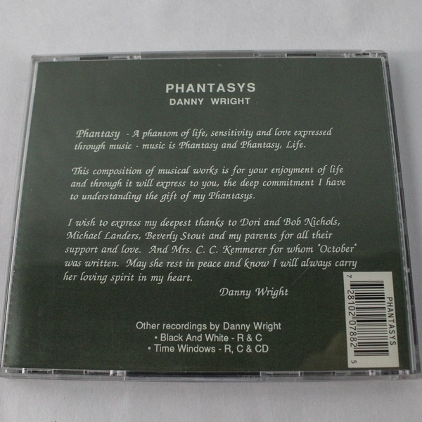 Danny Wright Phantasys CD 1988 Unofficial Release - Good Condition
