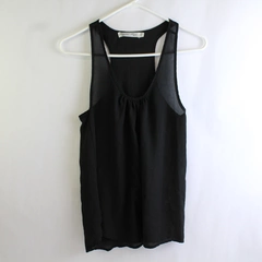Rouge Red Sheer Black Tank Top Women's Size Small