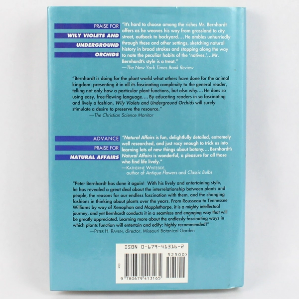 Natural Affairs by Peter Bernhardt 1993 First Edition Hardcover Dust Jacket