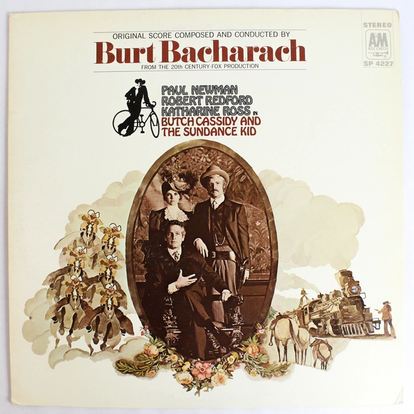 Burt Bacharach's Butch Cassidy and The Sundance Kid Vinyl Record By A&M Records
