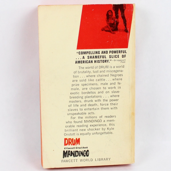 Vintage Drum by Kyle Onstott 1967 Paperback Fawcett Crest