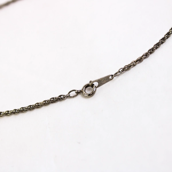 Running Horse Watch Pendant Necklace Silver Tone Not Working Needs Battery