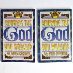 Lot of 2 Books Knowing the God You Worship by Dr. David Jeremiah 1994