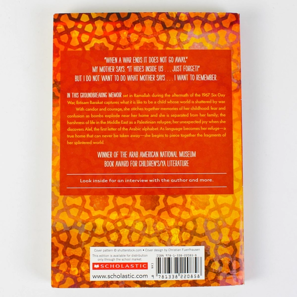 Tasting The Sky by Ibtisam Barakat 2017 Scholastic Paperback