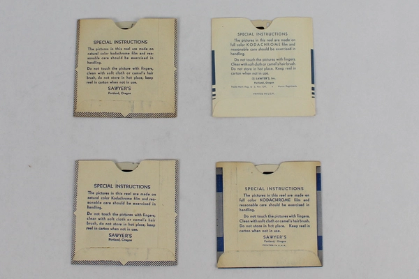 Lot of 4 Vintage View-Master Reels No. 127 129 132 137