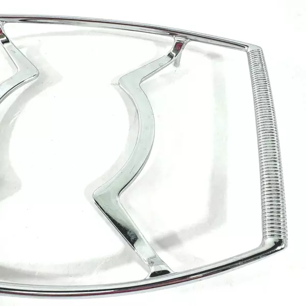 Corning Metal Casserole Dish Holder P-10-M-1 Silver Tone 13" Long