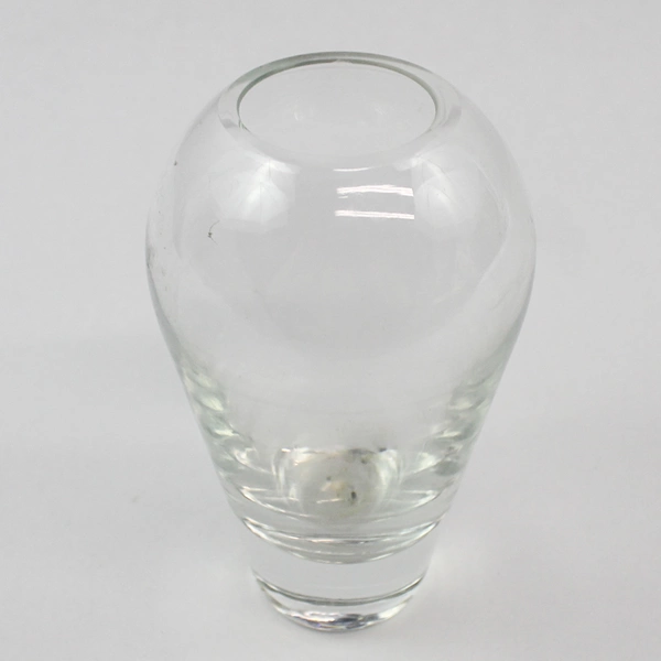 Balloon Shape Glass Bud Vase 5" - Pre-owned with Chip, Terrarium Decor