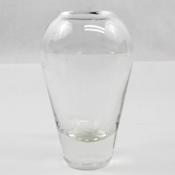 Balloon Shape Glass Bud Vase 5" - Pre-owned with Chip, Terrarium Decor