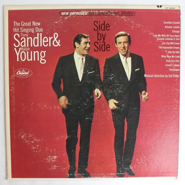 Tony Sandler and Ralph Young Side By Capitol Records Vinyl Record 1962
