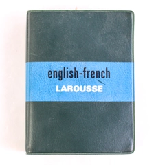 Français-Anglais Librarie Larousse 1941 Petite Dictionary Vinyl Cover
