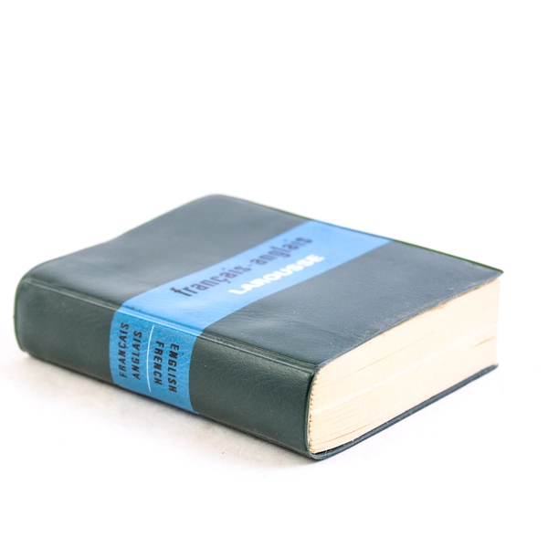 Français-Anglais Librarie Larousse 1941 Petite Dictionary Vinyl Cover