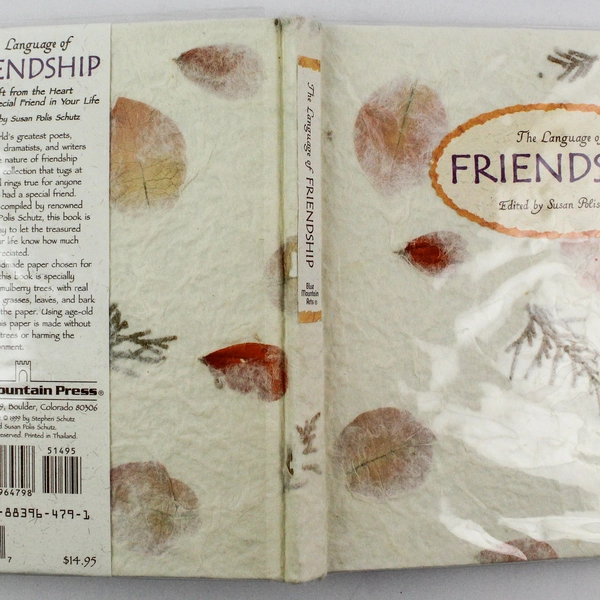 The Language of Friendship by Susan Polis Schutz 1999 Hardcover - Pre-owned