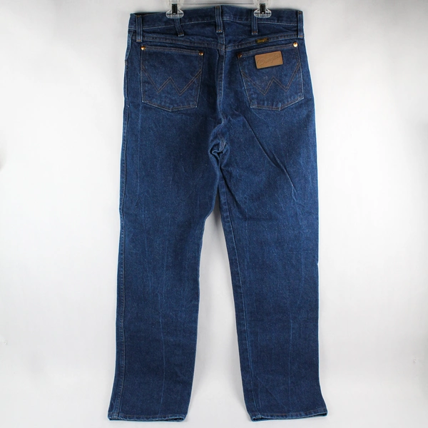 Wrangler Men's Jeans 34W x 32L Cotton Denim Medium Wash Midrise