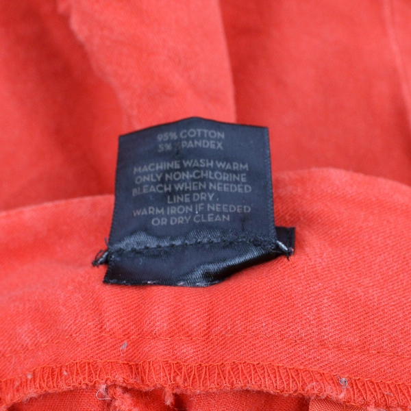 Anne Taylor Skinny Pants Women's 8 Petite Cotton Stretch Red