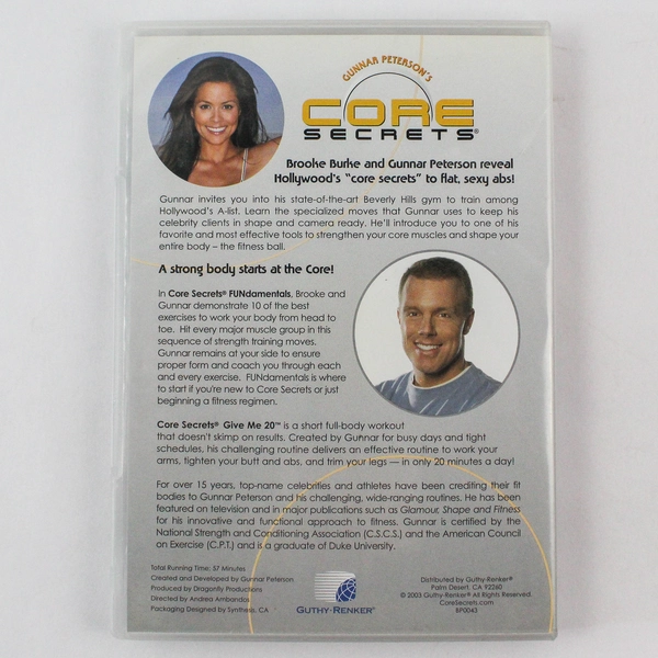 Gunnar Peterson's Core Secrets Give Me 20 FUN-damentals DVD 2003