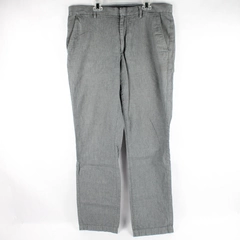 Banana Republic Kentfield Pants Men's 34W x 34L Med Grey Heather 100% Cotton