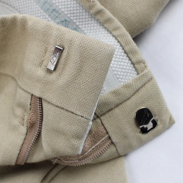 Haggar Khaki Pants Men's 44W x 32L Cotton Blend Elastic Waist