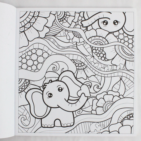 Zendoodle Colorscapes Cuddly Creatures Coloring Book St. Martin's Press Unused