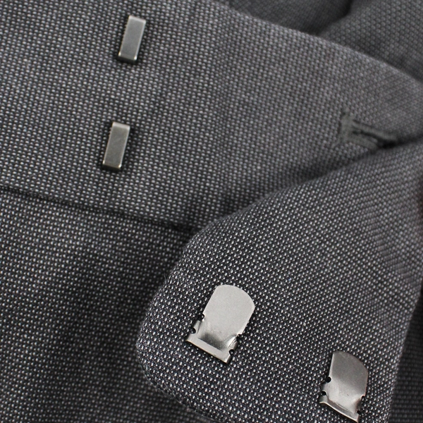 Banana Republic Jackson Pants Women's 10 Petite Dark Gray Cotton Stretch Blend