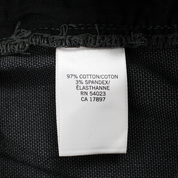 Banana Republic Jackson Pants Women's 10 Petite Dark Gray Cotton Stretch Blend