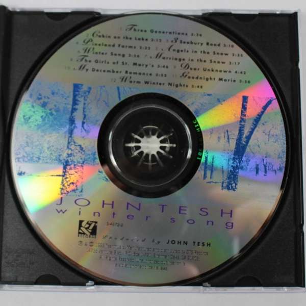 John Tesh Winter Song CD 1993 GTS Records Instrumental Relaxing Music