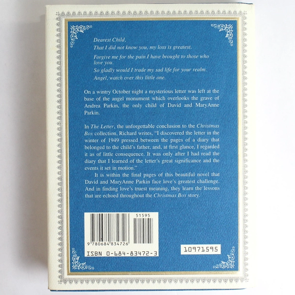 The Letter Book By Richard Paul Evans 1997 Hardcover