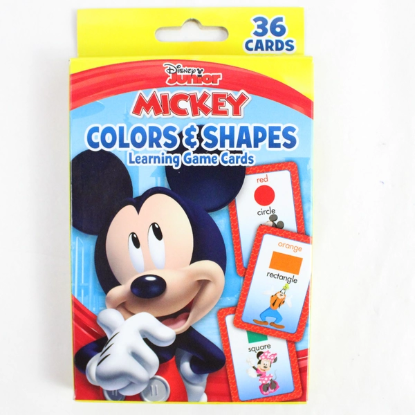 Disney Junior Mickey Mouse Clubhouse Colors & Shapes Learning Game Cards