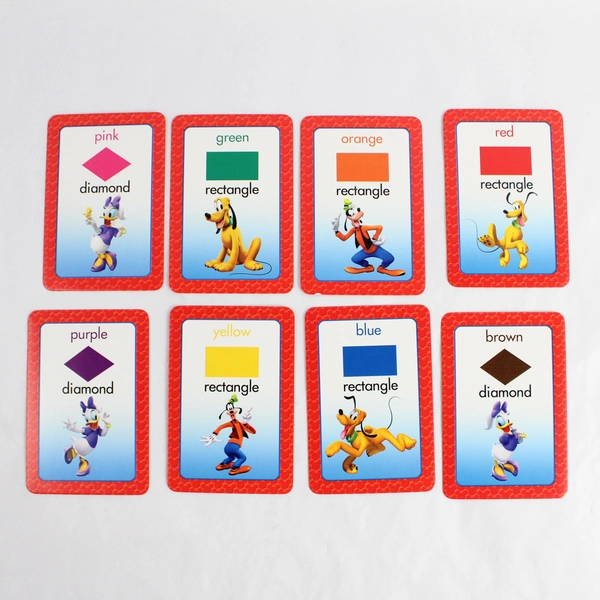 Disney Junior Mickey Mouse Clubhouse Colors & Shapes Learning Game Cards