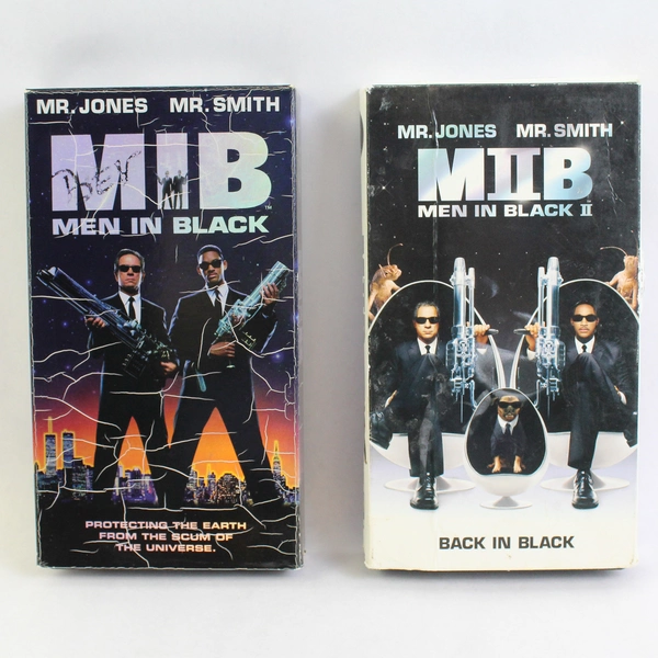 Lot of 2 MIB Men in Black I & II VHS Tapes