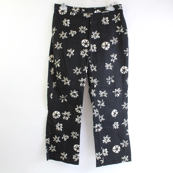 SO Blue Sigrid Olsen Pants Women's 6 Petite Cotton Stretch Sand Dollar