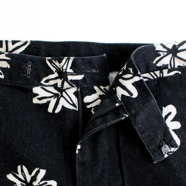 SO Blue Sigrid Olsen Pants Women's 6 Petite Cotton Stretch Sand Dollar