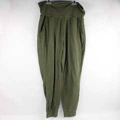 Old Navy Women's Active Green Leggings Stretchy Size Medium with Pockets