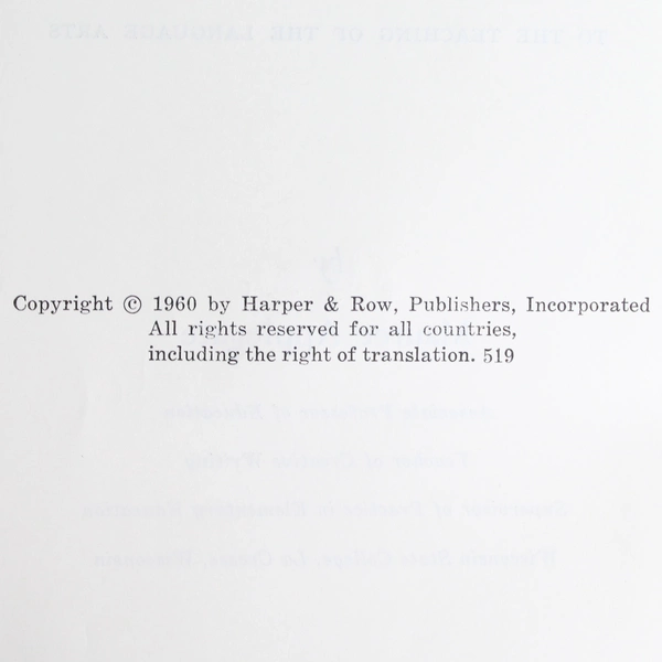 Easy in English Book By Mauree Applegate 1960 Hardcover