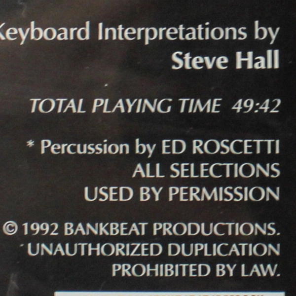 Steve Hall Notes of Romance CD 1992 Classical Sealed Cracked Case