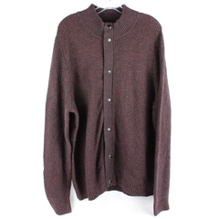 APT 9 Snap Front Cardigan Sweater Men's XXL Dark Brick