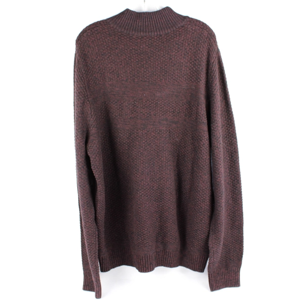 APT 9 Snap Front Cardigan Sweater Men's XXL Dark Brick