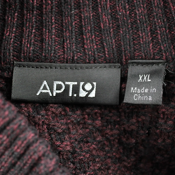 APT 9 Snap Front Cardigan Sweater Men's XXL Dark Brick